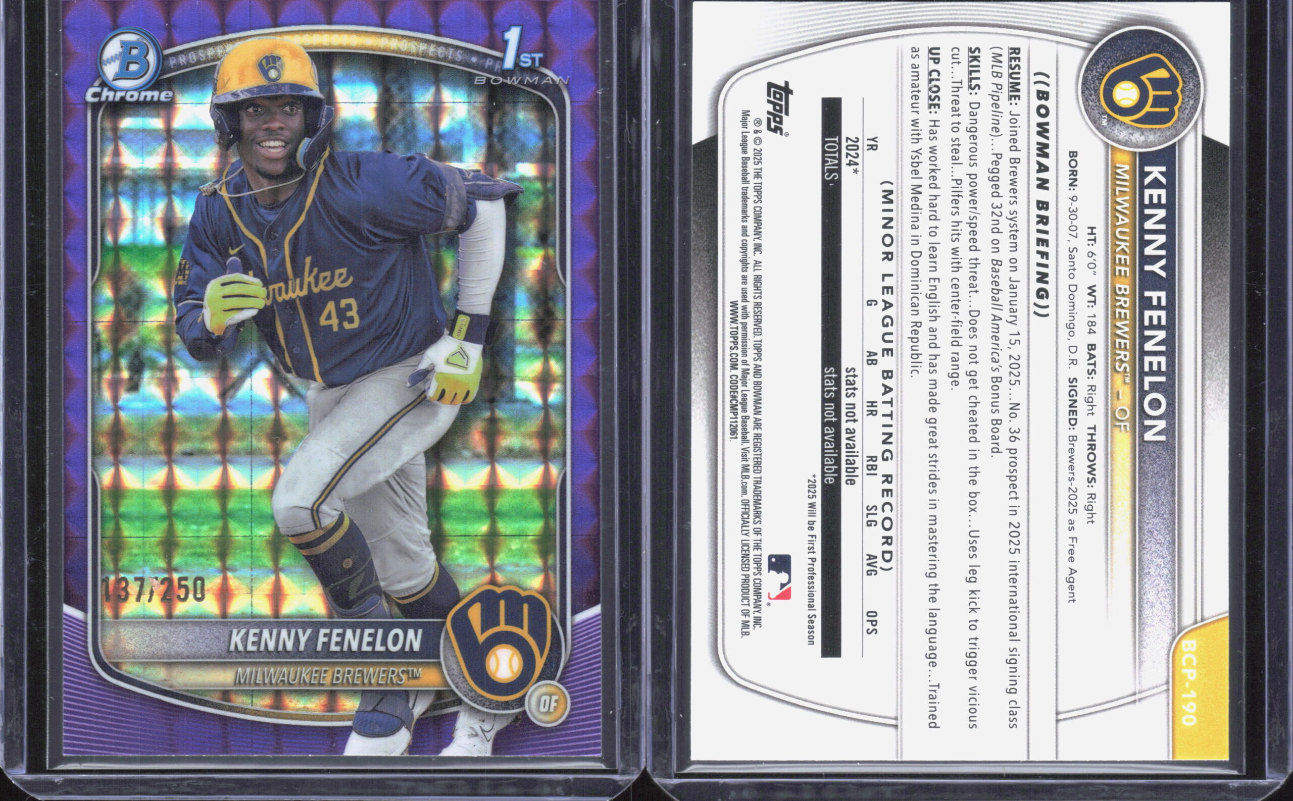 Kenny Fenelon card