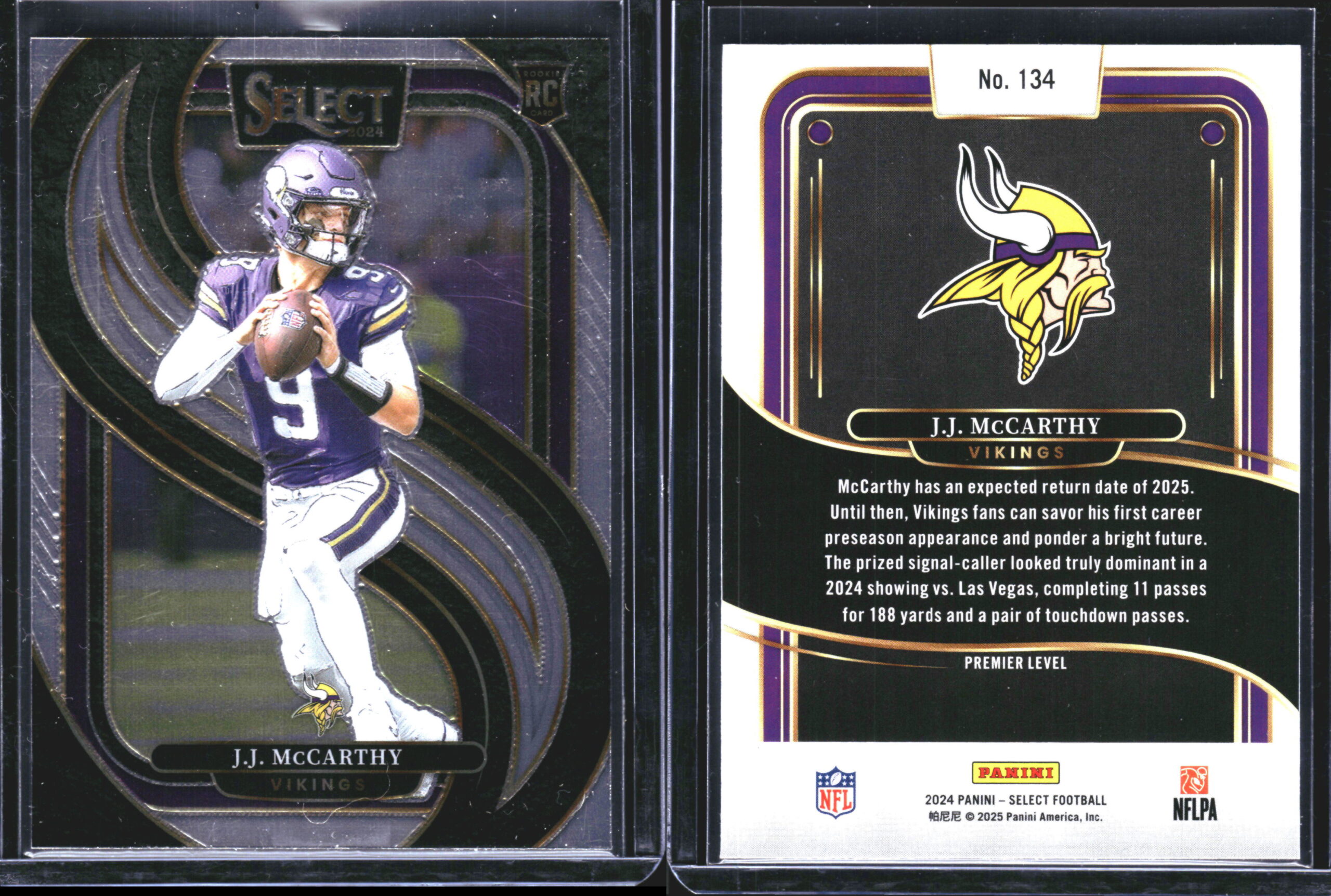 J.J. McCarthy card