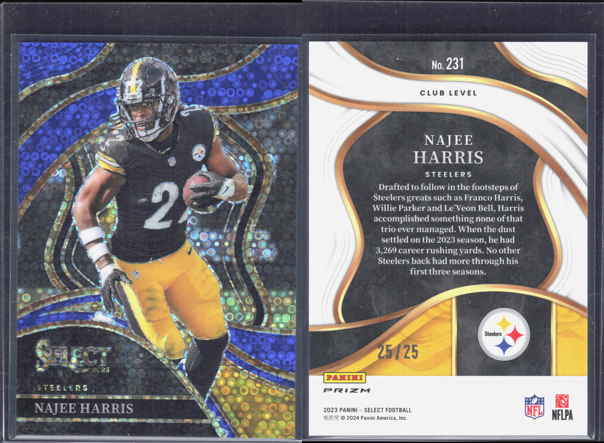 Najee Harris 2023 Panini Select