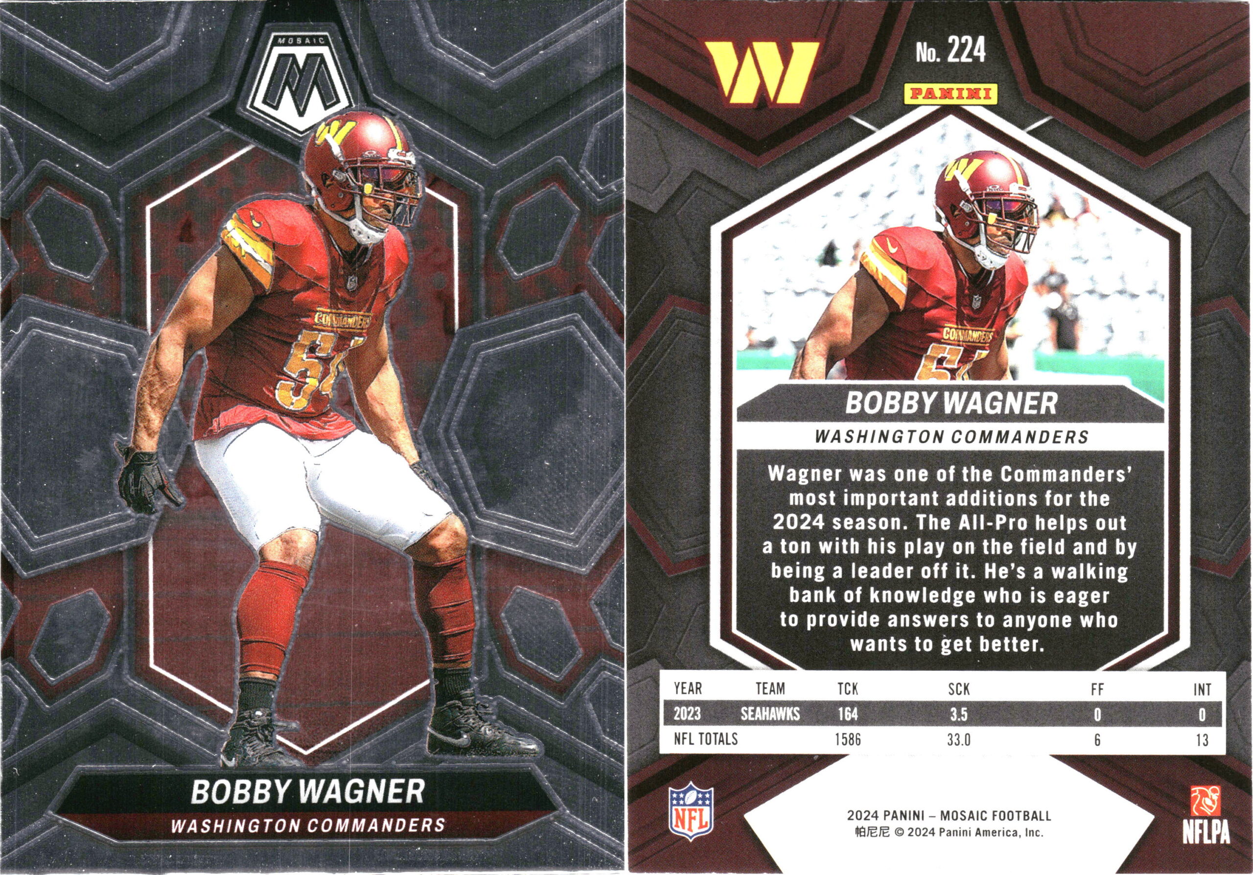 Bobby Wagner card