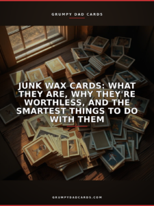 Featured image for "Junk Wax Cards: What They Are, Why They're Worthless, and the Smartest Things To Do With Them" - Grumpy Dad Cards
