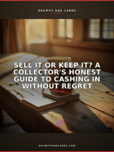 Featured image for "Sell It or Keep It? A Collector's Honest Guide to Cashing In Without Regret" - Grumpy Dad Cards